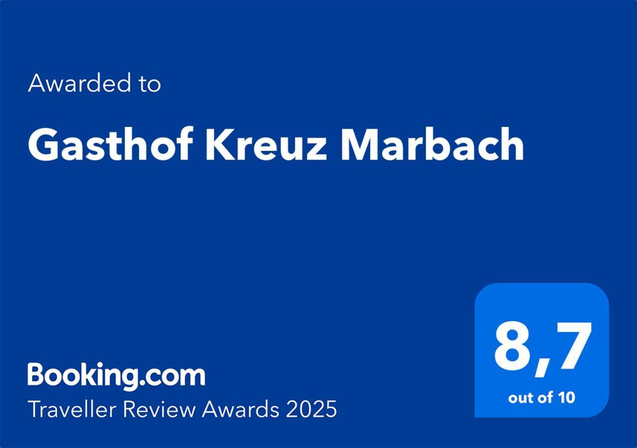 Gasthof Kreuz Marbach エクステリア 写真